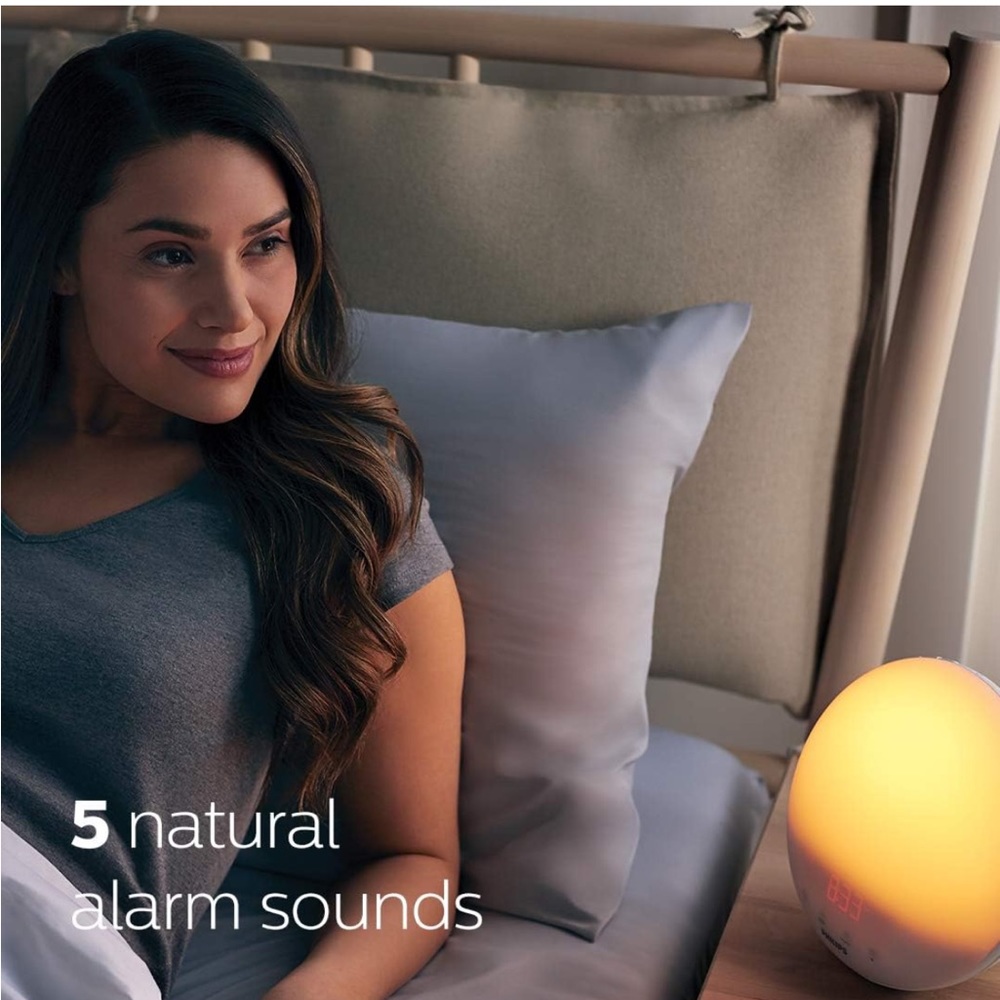 Philips SmartSleep Wake-up Light Sunrise Alarm Clock HF3520/60 - Picture 3 of 9